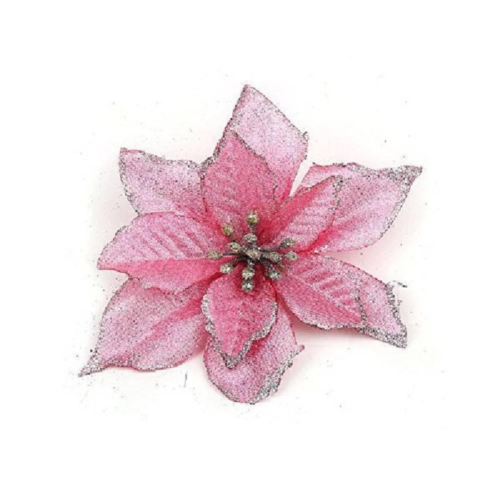 13cm 20 Christmas Flowers Christmas Ornaments Simulation Christmas Flowers - aonal