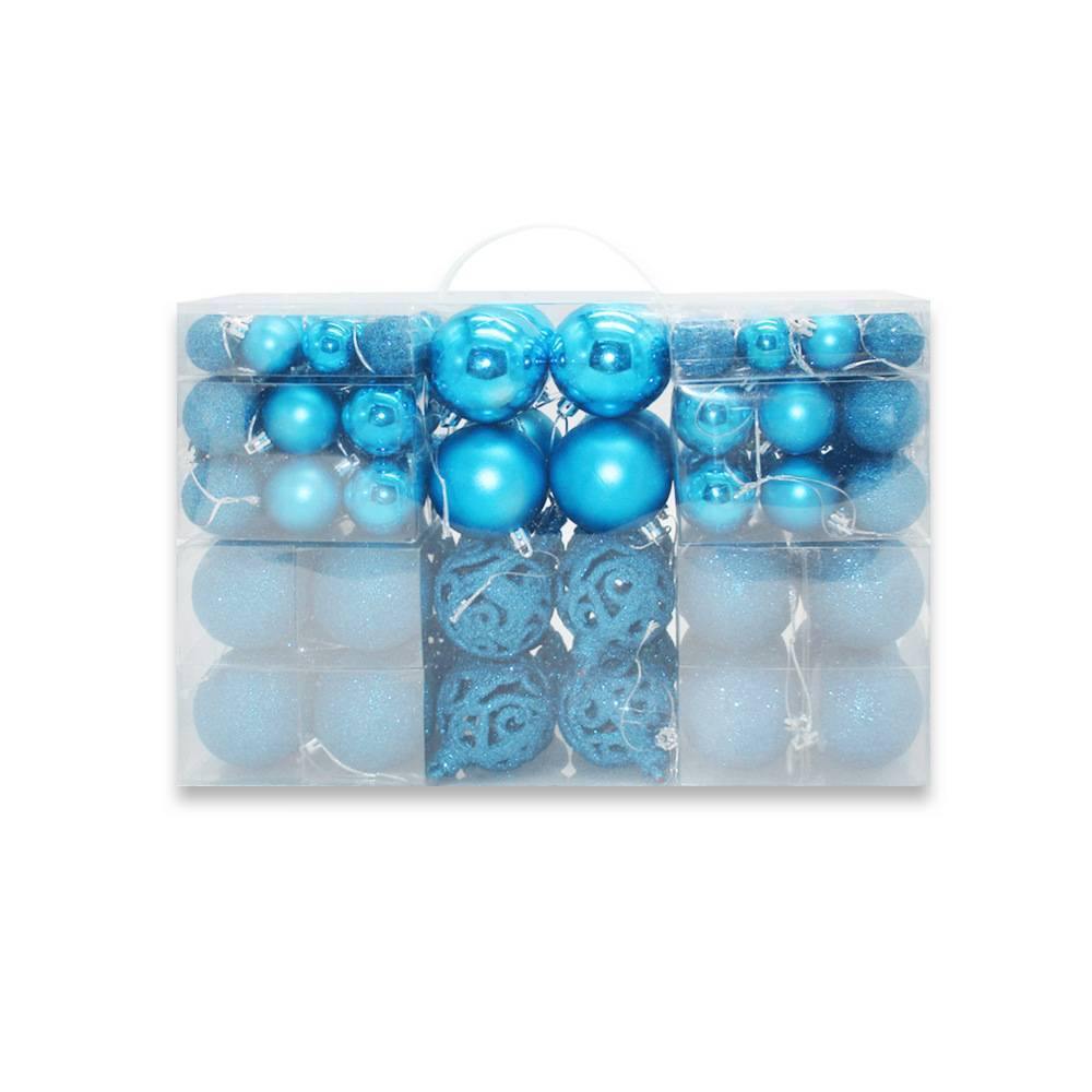100 Christmas Ball Gift Box Set Christmas Tree Decoration Christmas Decoration Pendant - aonal
