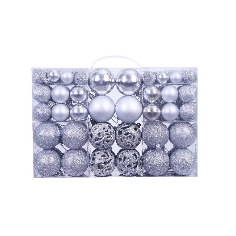100 Christmas Ball Gift Box Set Christmas Tree Decoration Christmas Decoration Pendant - aonal