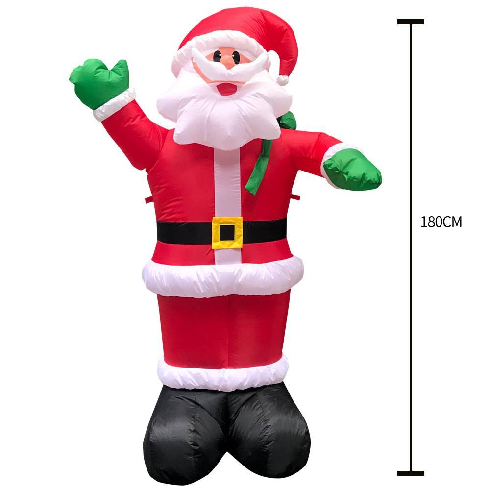 2020 Christmas Santa Snowman Inflatable Tumbler Inflatable Decorations - aonal