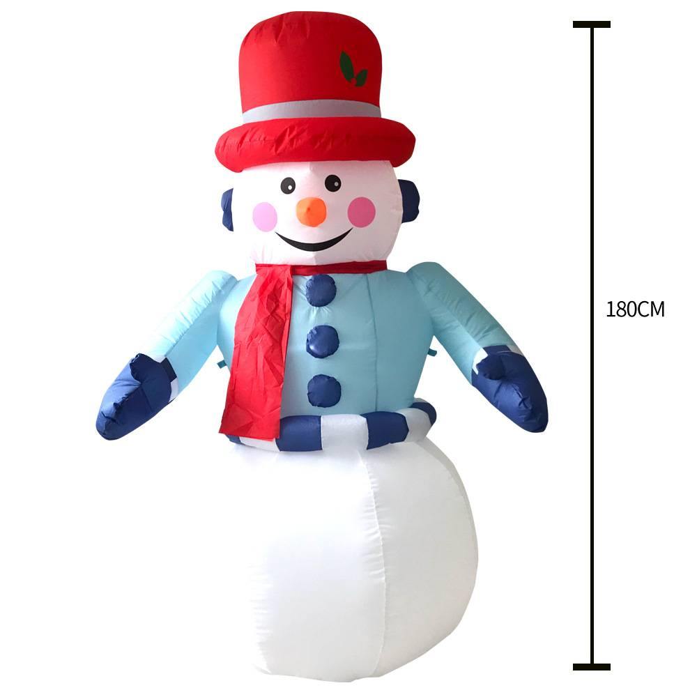 2020 Christmas Santa Snowman Inflatable Tumbler Inflatable Decorations - aonal