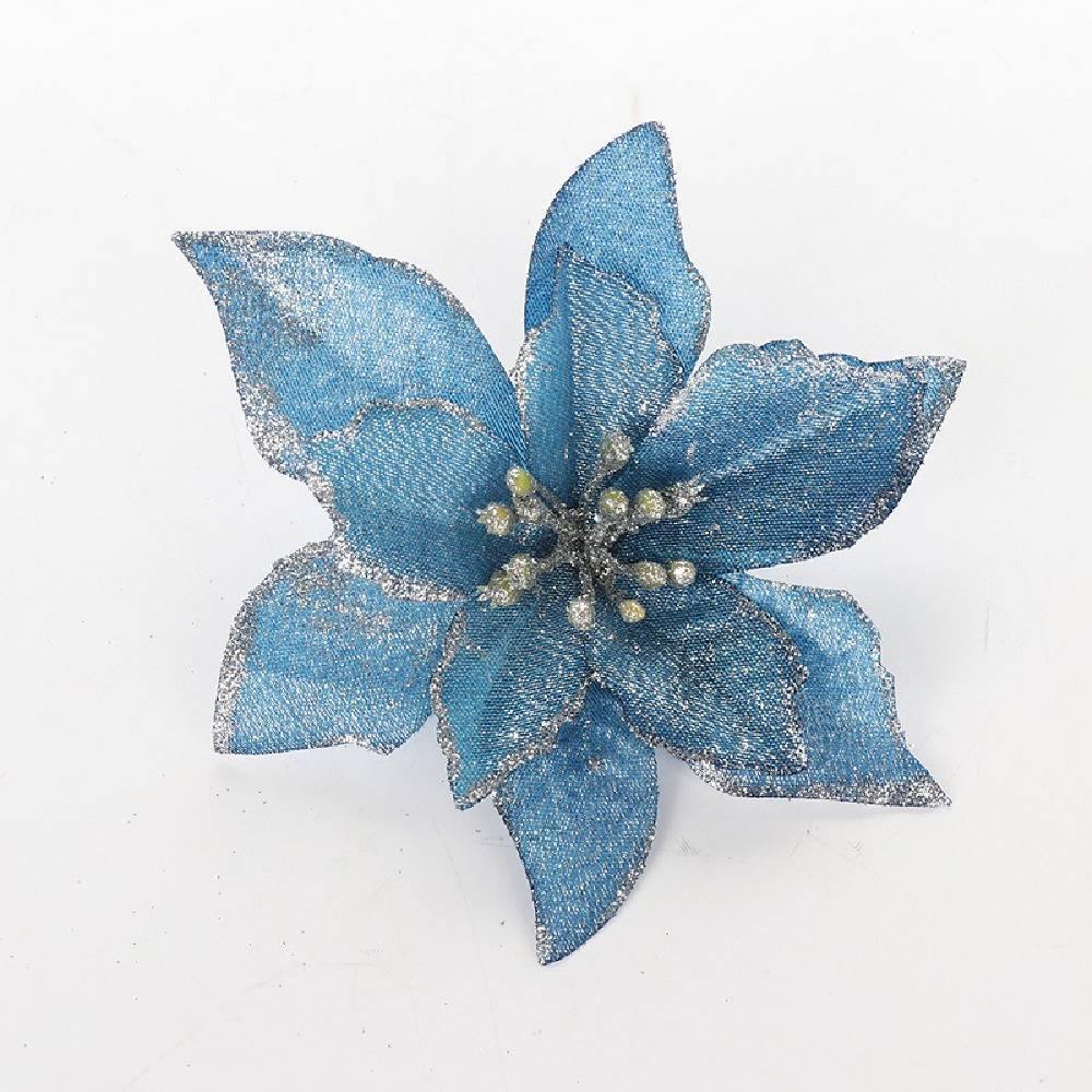13cm 20 Christmas Flowers Christmas Ornaments Simulation Christmas Flowers - aonal