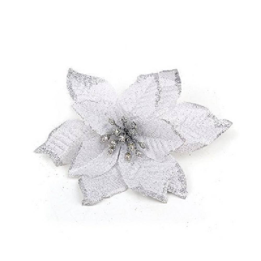 13cm 20 Christmas Flowers Christmas Ornaments Simulation Christmas Flowers - aonal