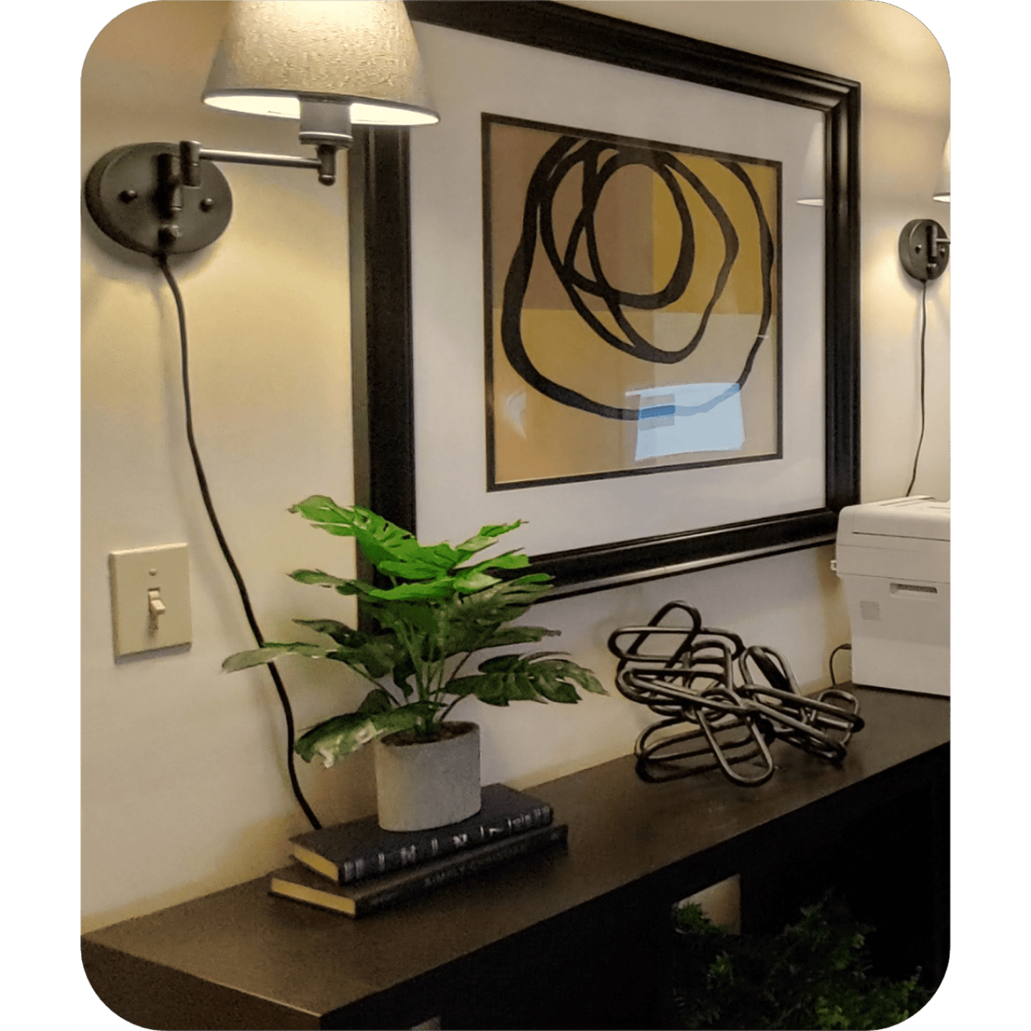 Scidweet 2 Packs Fake Plants, Artificial Tropical Medium Pot Plants Indoor for Home Office Table Kitchen Bathroom Home Decor