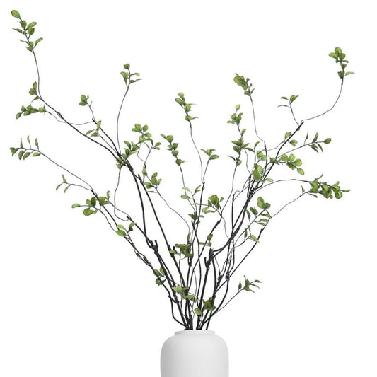 Scidweet 4 Pcs Fake Plants, 47.2" Artificial Greenery Stems Plant Faux Ficus Twig Leaf Artificial Eucalyptus Branches for Vase Filler Home Office Wedding Decor