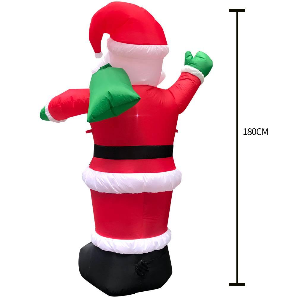 2020 Christmas Santa Snowman Inflatable Tumbler Inflatable Decorations - aonal
